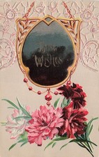 Depose Card Carnation Hillsdale to Lansing MI Michigan Train Travel Postcard J55 picture