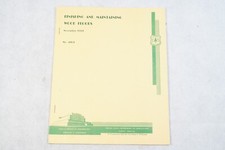 USDA Finishing Maintaining Wood Floors F.L. Browne Vintage 1959 Brochure No.2169 picture