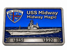USS Midway (CV-41) Commemorative Challenge Coin picture