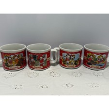 Vintage 1998 Campbells Soup Mugs Set of 4 Four Seasons Campbells Kids Ceramic picture