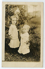 Real Photo Postcard - Little Boy & Girl Standing Outside - (Nona & Keith)  picture