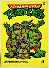 Topps 1989 TMNT Turtles Sticker #10-Misregistration Error-Caused 3D Affect picture