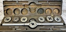 Antique Wells Tool Co. Greenfield Tap And Die Set C. 1900s AS IS picture