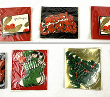 Vintage Hallmark & Gibson Christmas Seals Packages, Various Designs, picture