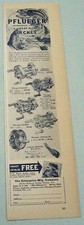 1937 Print Ad Pflueger Spin & Fly Fishing Reels,Chum Spoon Lures Akron,OH picture