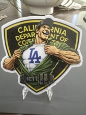 California Correctional Officer Sticker Prison Guard Sticker L.A Dodgers STICKER picture