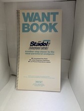 Vintage 1978 Stadol Opioid Promo Want Book - Bristol Labs Pharma Advertising picture