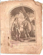 John the Second Surrendering to Denis de Morbec-Engraving- 1797 picture