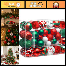 SHareconn 66Pcs Christmas Tree Decorations, Christmas Tree Ornaments Set picture