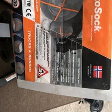 Auto Socks for 18 Wheelers 2 In A Bag Size Large, 2 Socks Weigh 5 Lbs . picture