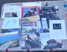 Honda Motorcycle Hondaline Redbook Brochure Catalog Lot 1981 1982 1983 Redbook picture