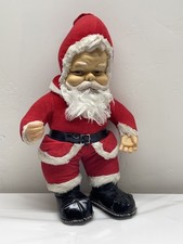 Vintage 1950s Rushton Star Company Star Coca-Cola Rubber Face Santa Claus - B28 picture