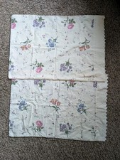Pair Vintage Atelier Martex Standard Pillowcases Floral Musée Beaux Arts 1983 picture
