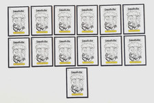 Lot of 13 Blue Garbage Pail Kids Adam Bomb GPK John Pound hobbyDB Exclusive 2019 picture
