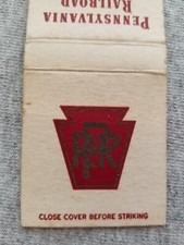 Pennsylvania Railroad Vtg FS Matchbook Cover Economical Dependable picture
