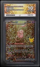 Pokémon TCG Mew ex 152/128 30th Celebration Special Illustration Rare ACE 10 picture