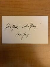CHRIS YOUNG - PRINCETON BASKETBALL - AUTHENTIC AUTOGRAPH SIGNED- B4532 picture