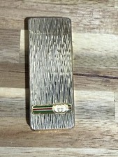 Vintage Gucci IC Sensor Lighter Textured Gold Tone picture
