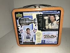 Wayne Gretzky Premier Edition Metal Lunch Box Upper Deck Hockey NHL Lunchbox picture