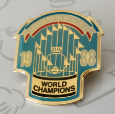 Vintage LA Dodgers Beat A's in 5 World Champions Unocal Lapel Pin picture