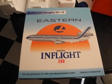 SUPER RARE Inflight McDonnell Douglas DC-10 EASTERN, POLISHED, 1:200 picture