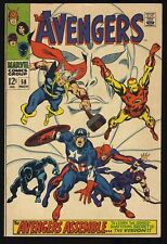 Avengers #58 VF 8.0 2nd Appearance Vision Ultron/Vision Origin Marvel 1968 picture