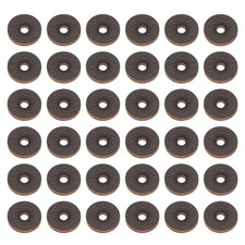 150Pcs, Leather Washers Handle Spacer 1.5 mm Thick Round 8mm Brown picture