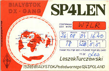 Vtg Ham Radio CB Amateur QSL QSO Card Postcard POLAND SP4LEN 1994 picture