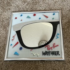 Vintage Ray-Ban Wayfarer Advertising Mirror picture