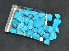 SLEEPING BEAUTY TURQUOISE NUGGETS ROUGH - 1/4 POUND LOTS - VERY HIGH QUALITY picture