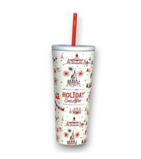 NEW Hallmark Collection Corkcicle Cup Holiday Ever After 24 oz Stainless Tumbler picture