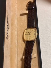 Longines Vintage Automatic Gold Square Watch 994-6303 Working Box picture