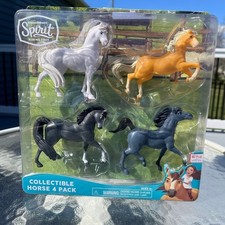 Dreamworks Spirit Riding Free- set of 4 horses NIB picture