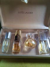 Vintage Estee Lauder Perfume Set of Four Fragrances in Small Bottles picture