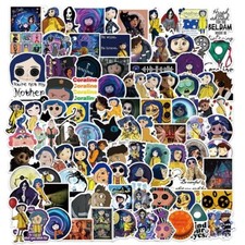 10 pcs Coraline Stickers Water Resistant Great for Laptops Skateboard Journals  picture