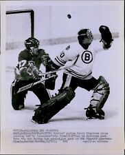 LG776 1980 Original Alan Altman Photo GERRY CHEEVERS Boston Bruins JOHN TONELLI picture