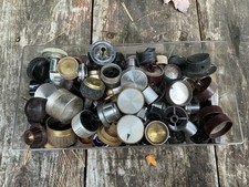 Large Lot Vintage Radio Knobs Dials Switches Electronics Parts Mixed picture