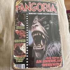 FANGORIA Magazine Reproduction Hanging Metal Tin 11.9”x7.9” An American Werewolf picture