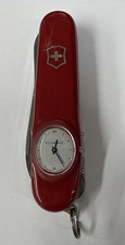Vintage Victorinox Swiss Army Knife w/ Built-In Watch Officier Suisse 90s Red picture