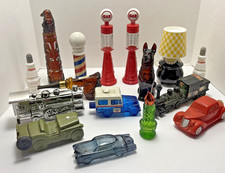Huge Lot Of 16 Vintage AVON Perfume/Cologne Decanters. Trains Cars Mail + More picture