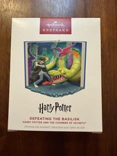 2026 Hallmark Ornament: Harry Potter & Chamber Of Secrets Defeating Basilisk picture