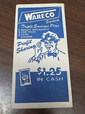 Vintage Wareco Motor Oil Gasoline Stamp Booklet Filled With Stamps picture