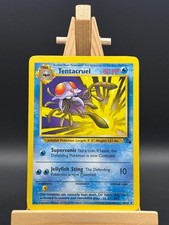 Pokemon Tentacruel Unlimited 44/62 Fossil LP picture