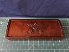Vintage US Navy Rear Admiral Hand Made Cigar Box Haiti picture