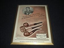 Mastercraft Pipes Advertising with Bing Crosby Metal with a Mylar Overlay 1945 picture