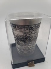 Vintage Rare German Zinn Becker Pewter Cup