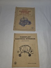 Vintage Embry-Riddle Aircraft Powerplant Systems AMT 210 & 211 Workbooks Lot picture