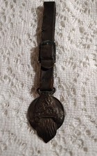Rare Antique 1910s John Lauson Frost King Watch Fob Greenduck Mark Hit-and-Miss picture