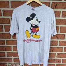 Disney Designs Walt Disney World Mickey Mouse T-Shirt Size Large Vintage picture