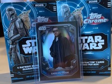 Topps 2026 Chrome Star Wars Cosmic Crystals Cassian Andor COS-27 Insert SSP picture